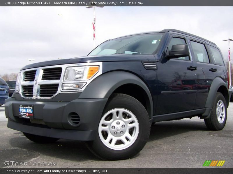Modern Blue Pearl / Dark Slate Gray/Light Slate Gray 2008 Dodge Nitro SXT 4x4