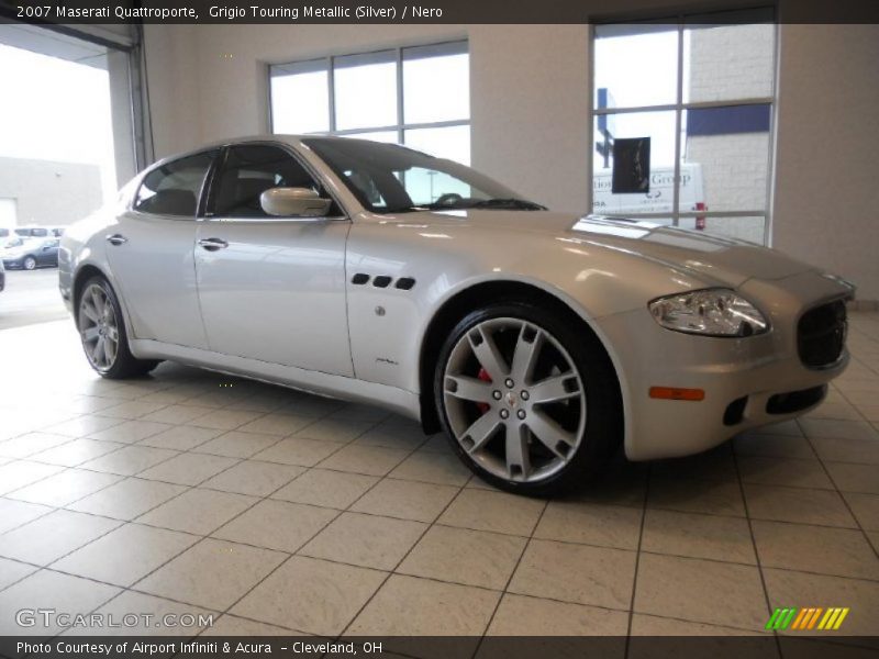 Grigio Touring Metallic (Silver) / Nero 2007 Maserati Quattroporte