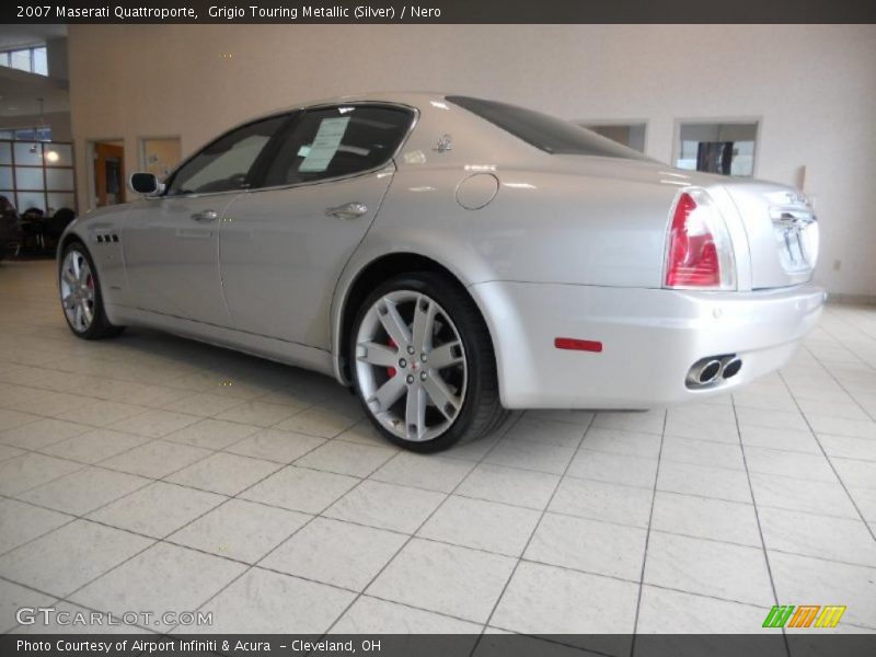 Grigio Touring Metallic (Silver) / Nero 2007 Maserati Quattroporte