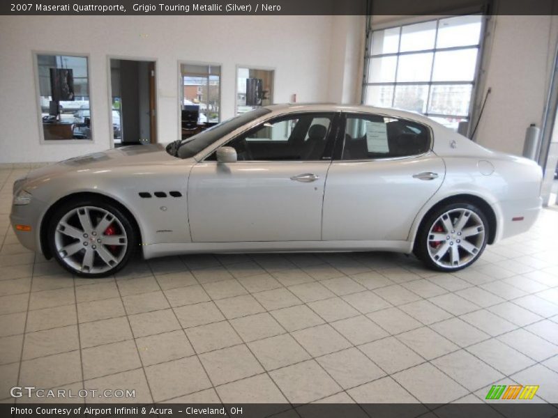 Grigio Touring Metallic (Silver) / Nero 2007 Maserati Quattroporte