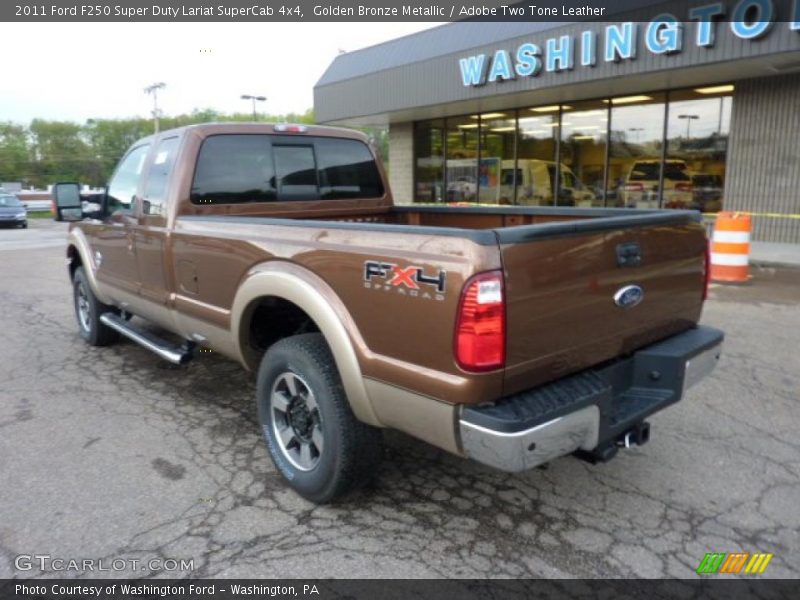 Golden Bronze Metallic / Adobe Two Tone Leather 2011 Ford F250 Super Duty Lariat SuperCab 4x4