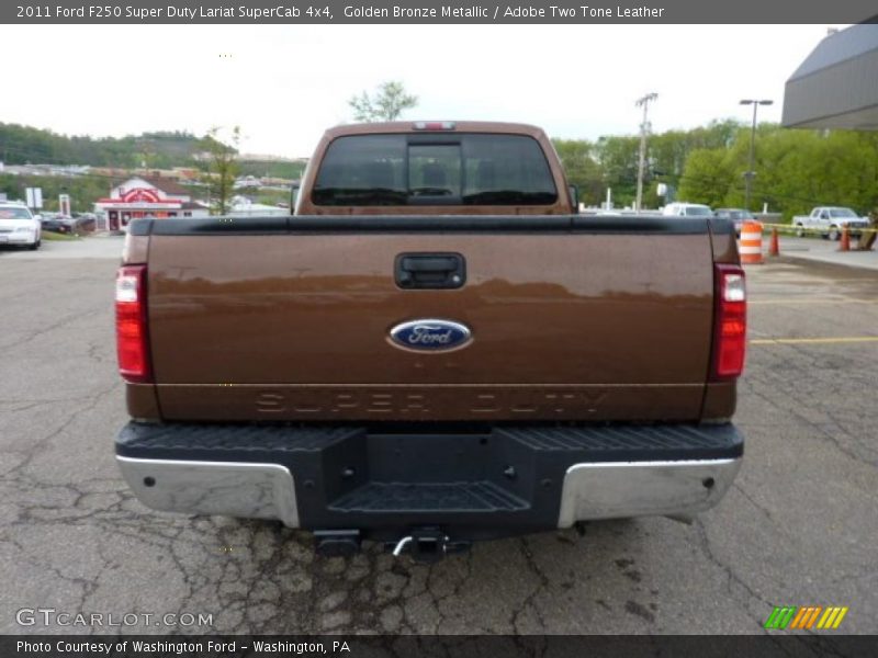 Golden Bronze Metallic / Adobe Two Tone Leather 2011 Ford F250 Super Duty Lariat SuperCab 4x4