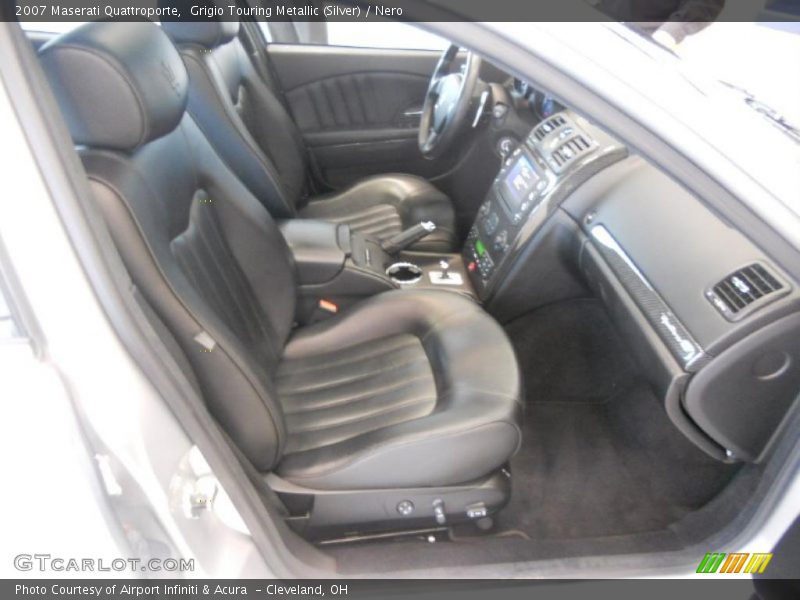 Grigio Touring Metallic (Silver) / Nero 2007 Maserati Quattroporte