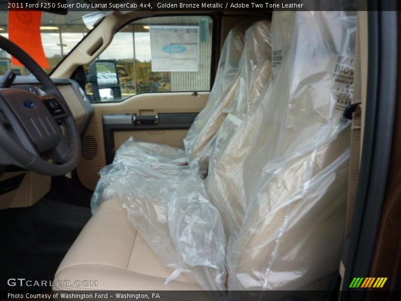 Golden Bronze Metallic / Adobe Two Tone Leather 2011 Ford F250 Super Duty Lariat SuperCab 4x4