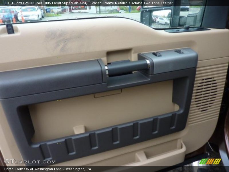 Golden Bronze Metallic / Adobe Two Tone Leather 2011 Ford F250 Super Duty Lariat SuperCab 4x4