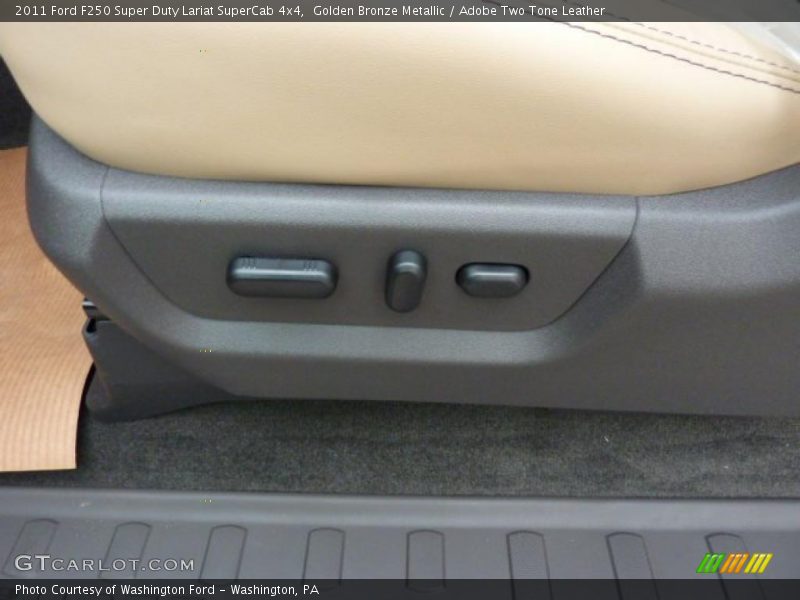 Golden Bronze Metallic / Adobe Two Tone Leather 2011 Ford F250 Super Duty Lariat SuperCab 4x4