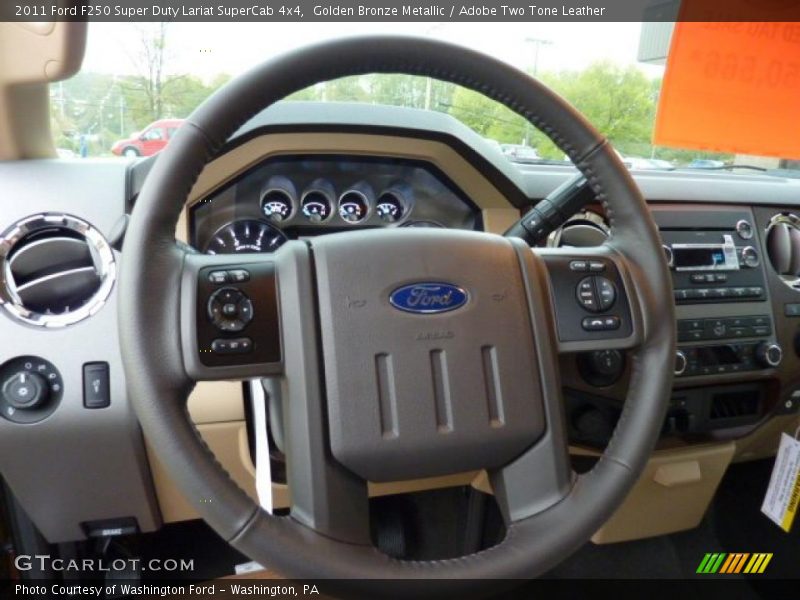  2011 F250 Super Duty Lariat SuperCab 4x4 Steering Wheel