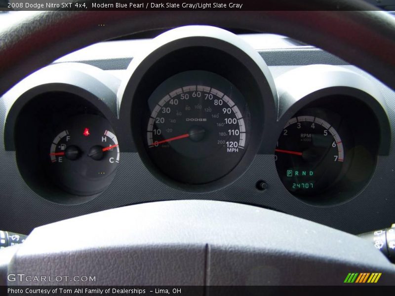 Modern Blue Pearl / Dark Slate Gray/Light Slate Gray 2008 Dodge Nitro SXT 4x4