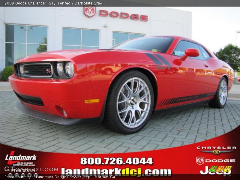 TorRed / Dark Slate Gray 2009 Dodge Challenger R/T