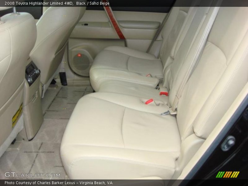 Black / Sand Beige 2008 Toyota Highlander Limited 4WD