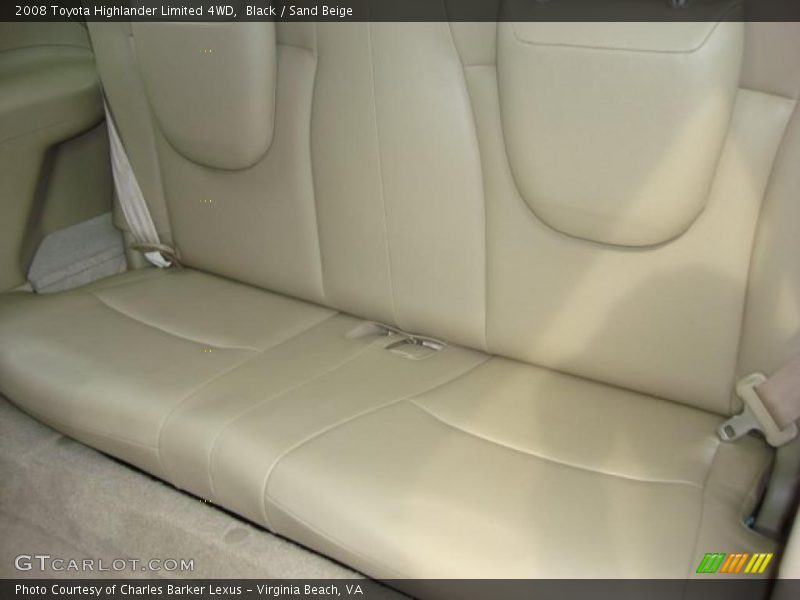 Black / Sand Beige 2008 Toyota Highlander Limited 4WD