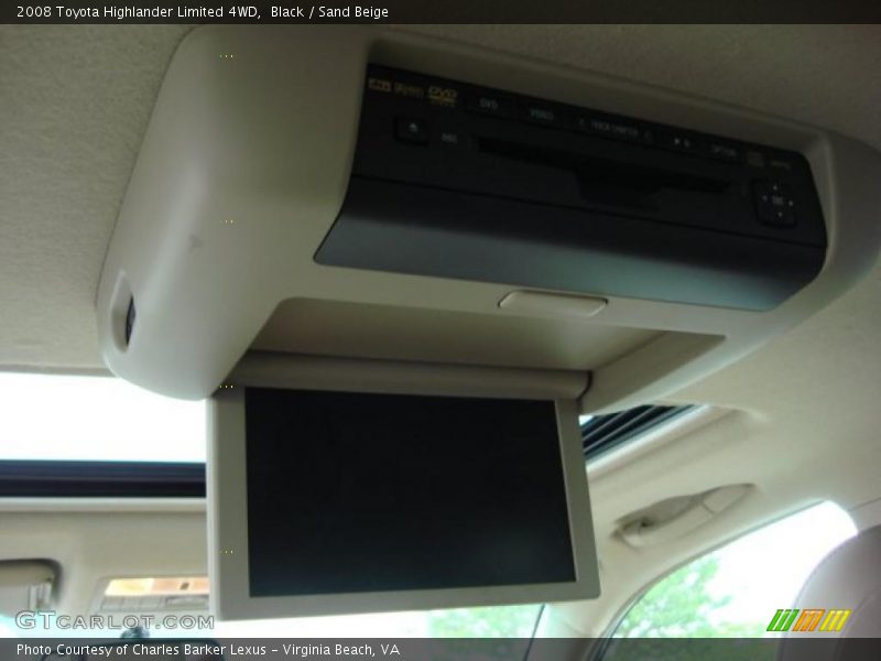 Black / Sand Beige 2008 Toyota Highlander Limited 4WD