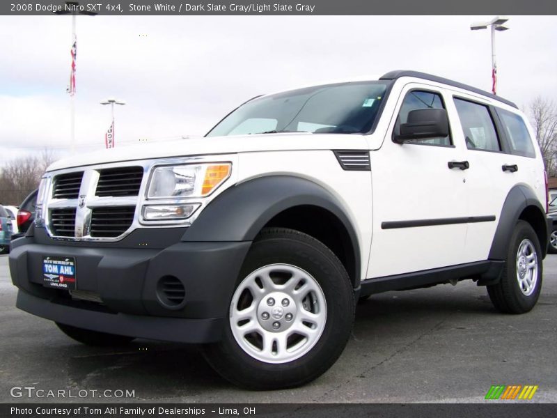 Stone White / Dark Slate Gray/Light Slate Gray 2008 Dodge Nitro SXT 4x4