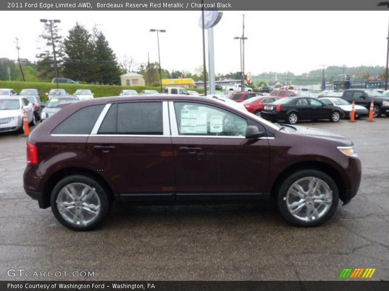 Bordeaux Reserve Red Metallic / Charcoal Black 2011 Ford Edge Limited AWD