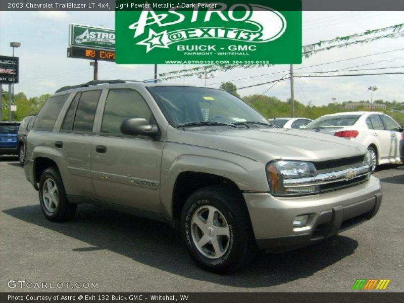 Light Pewter Metallic / Dark Pewter 2003 Chevrolet TrailBlazer LT 4x4