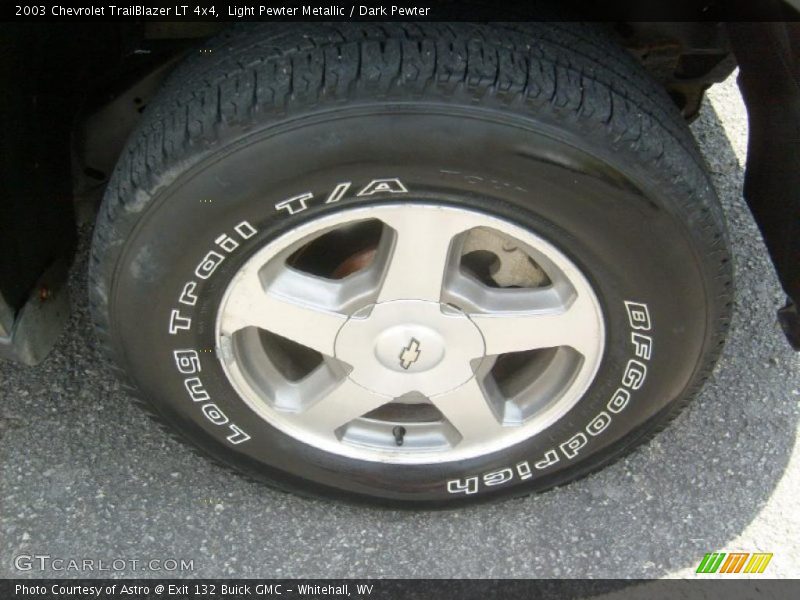 Light Pewter Metallic / Dark Pewter 2003 Chevrolet TrailBlazer LT 4x4