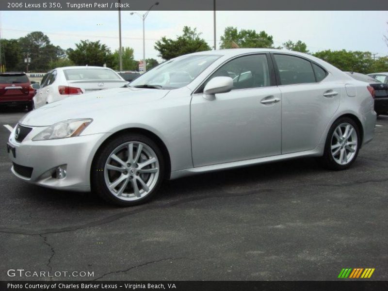 Tungsten Pearl / Black 2006 Lexus IS 350