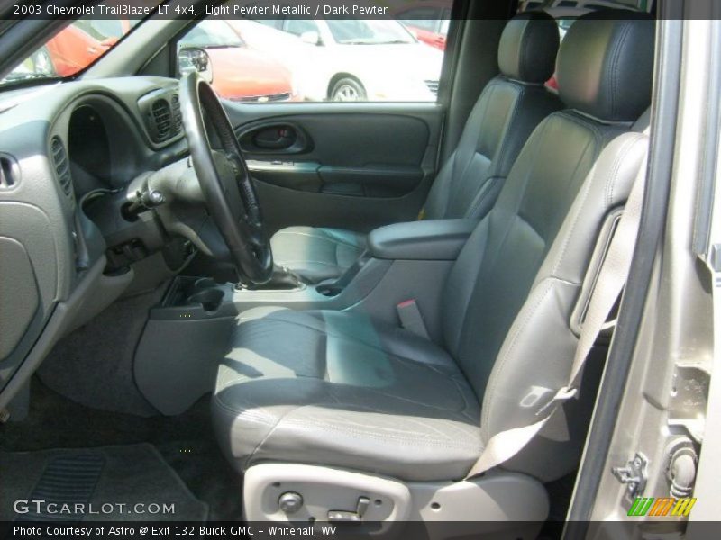 Light Pewter Metallic / Dark Pewter 2003 Chevrolet TrailBlazer LT 4x4