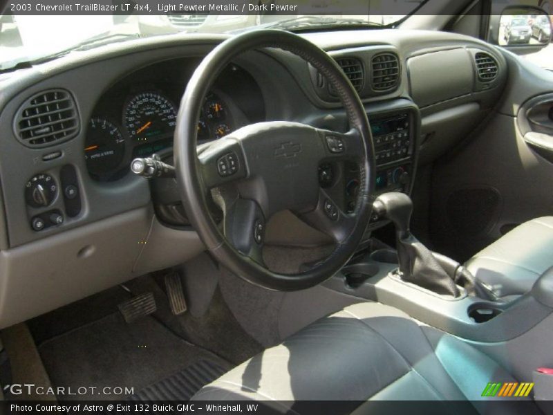 Light Pewter Metallic / Dark Pewter 2003 Chevrolet TrailBlazer LT 4x4