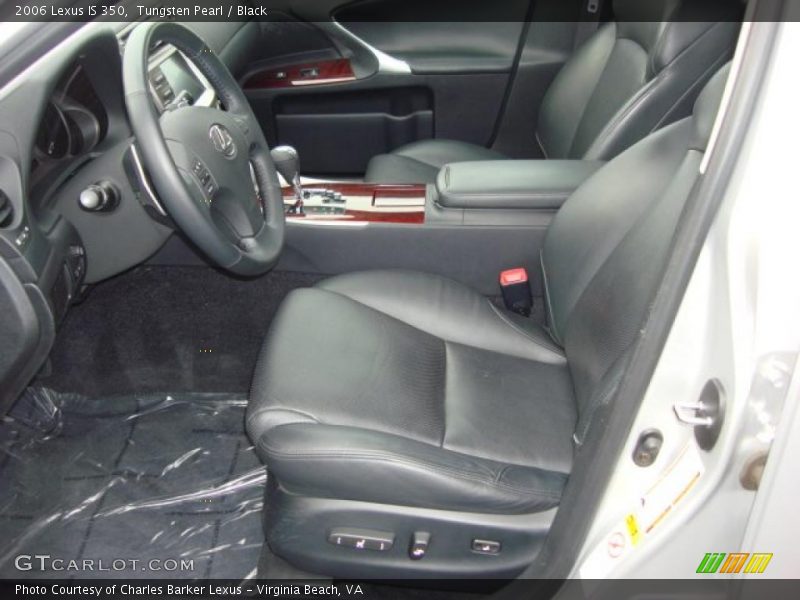 Tungsten Pearl / Black 2006 Lexus IS 350