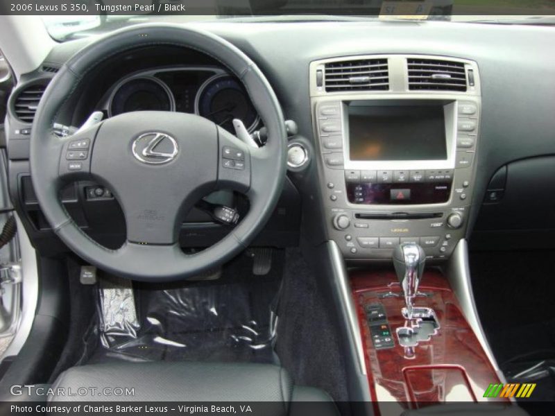 Tungsten Pearl / Black 2006 Lexus IS 350