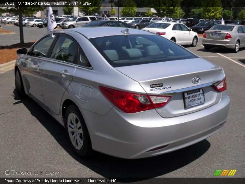 Radiant Silver / Gray 2011 Hyundai Sonata GLS