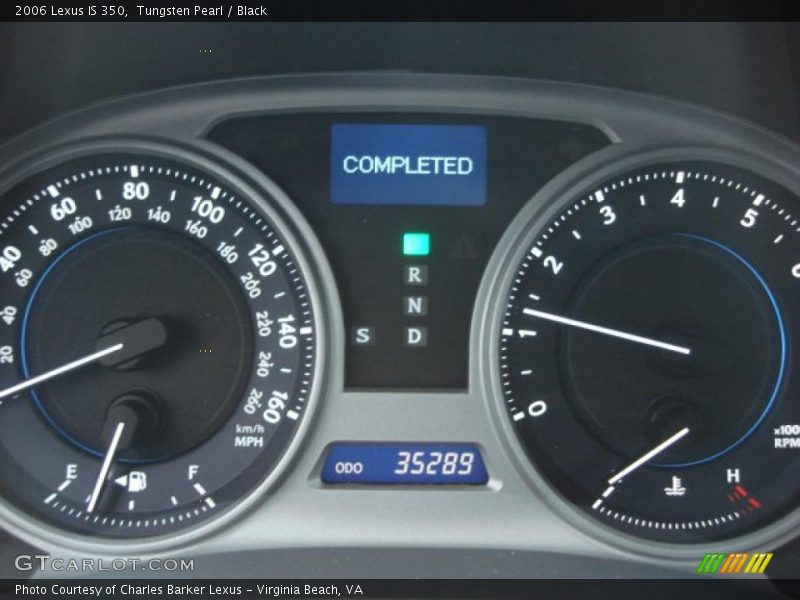 Tungsten Pearl / Black 2006 Lexus IS 350
