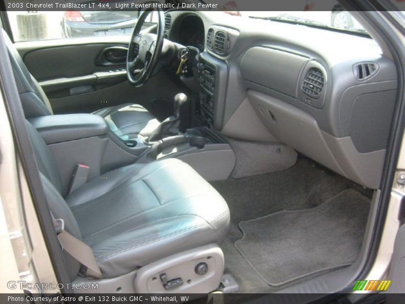 Light Pewter Metallic / Dark Pewter 2003 Chevrolet TrailBlazer LT 4x4