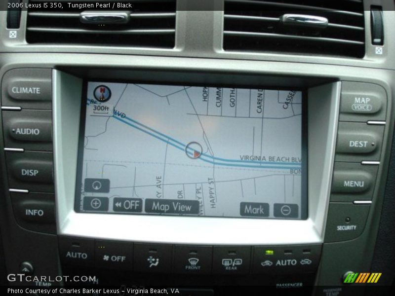 Tungsten Pearl / Black 2006 Lexus IS 350