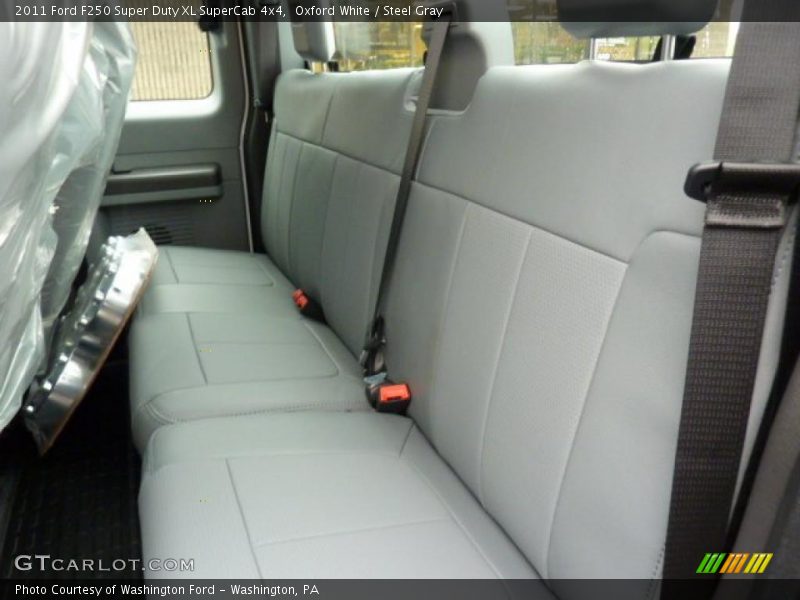 Oxford White / Steel Gray 2011 Ford F250 Super Duty XL SuperCab 4x4