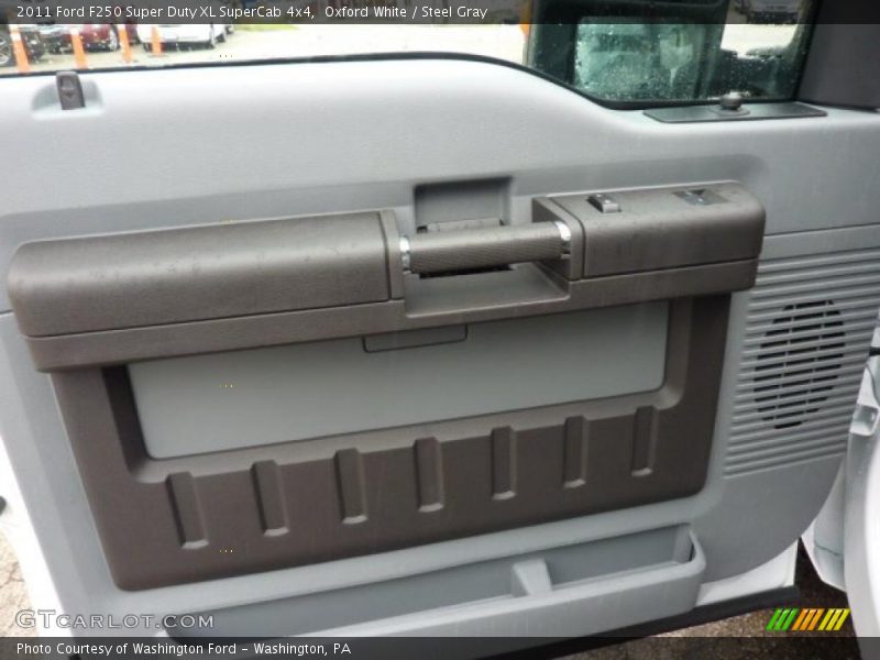Oxford White / Steel Gray 2011 Ford F250 Super Duty XL SuperCab 4x4