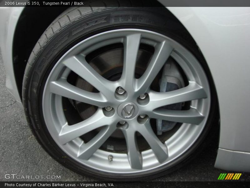 Tungsten Pearl / Black 2006 Lexus IS 350