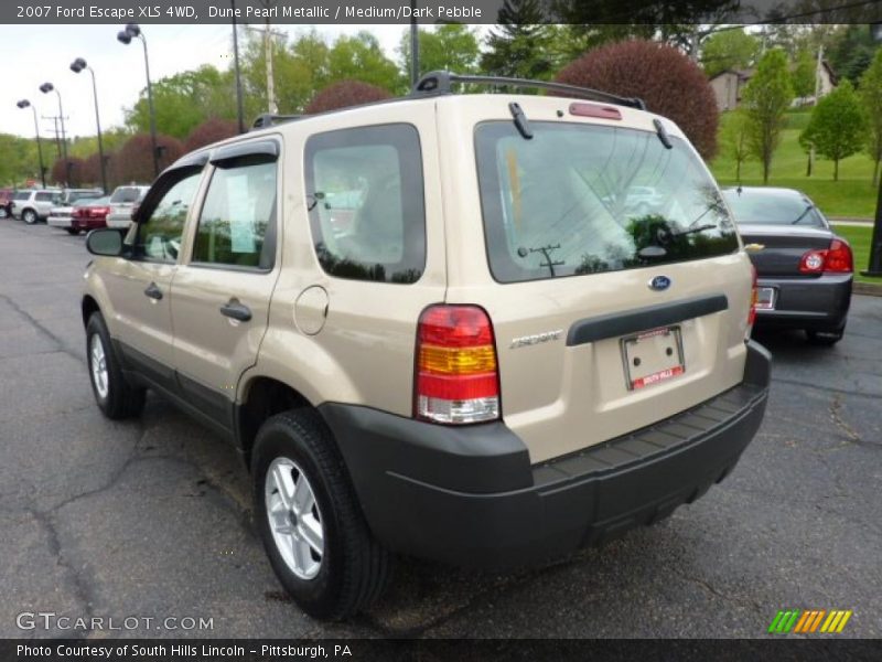 Dune Pearl Metallic / Medium/Dark Pebble 2007 Ford Escape XLS 4WD