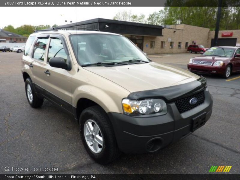 Dune Pearl Metallic / Medium/Dark Pebble 2007 Ford Escape XLS 4WD