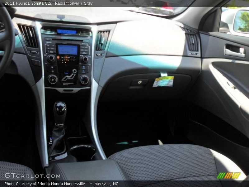 Radiant Silver / Gray 2011 Hyundai Sonata GLS