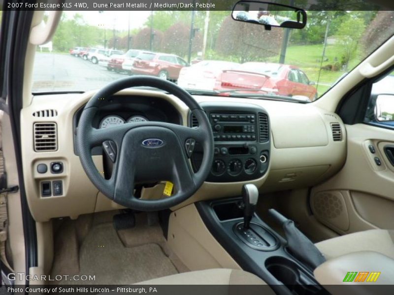 Dune Pearl Metallic / Medium/Dark Pebble 2007 Ford Escape XLS 4WD