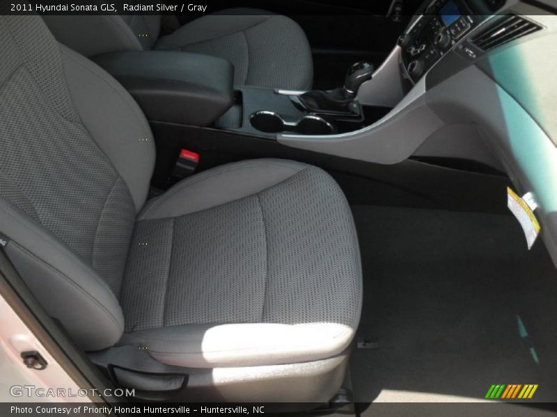 Radiant Silver / Gray 2011 Hyundai Sonata GLS