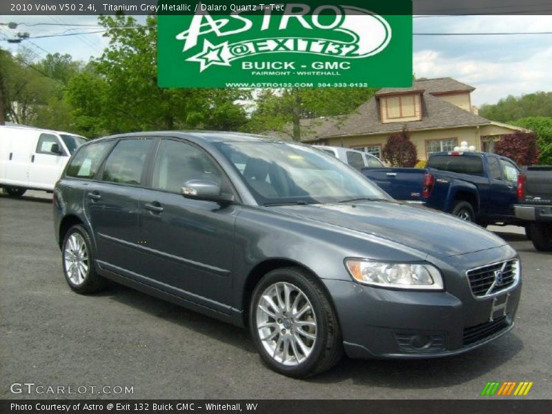 Titanium Grey Metallic / Dalaro Quartz T-Tec 2010 Volvo V50 2.4i