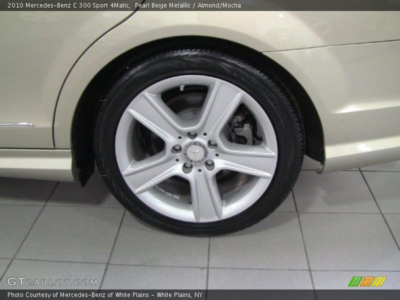 Pearl Beige Metallic / Almond/Mocha 2010 Mercedes-Benz C 300 Sport 4Matic