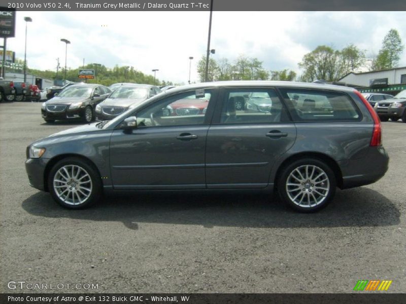 Titanium Grey Metallic / Dalaro Quartz T-Tec 2010 Volvo V50 2.4i