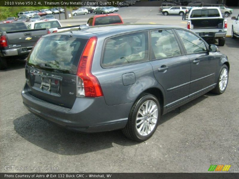 Titanium Grey Metallic / Dalaro Quartz T-Tec 2010 Volvo V50 2.4i