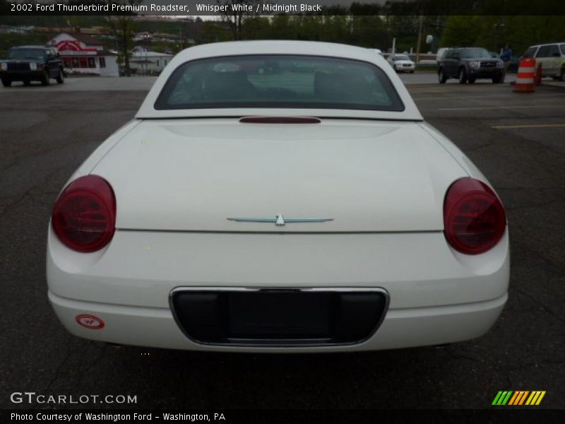 Whisper White / Midnight Black 2002 Ford Thunderbird Premium Roadster