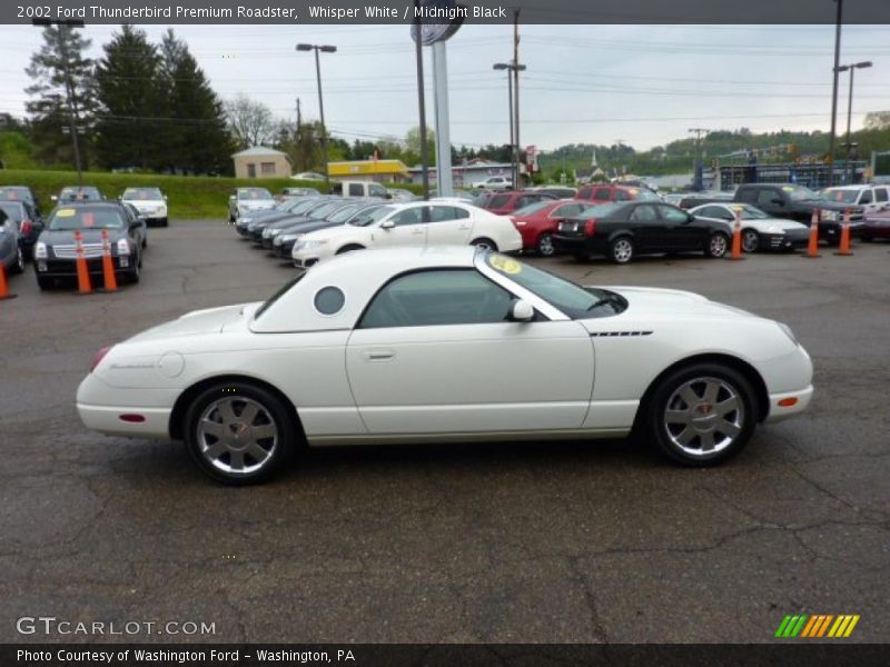 Whisper White / Midnight Black 2002 Ford Thunderbird Premium Roadster