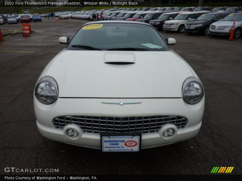 Whisper White / Midnight Black 2002 Ford Thunderbird Premium Roadster