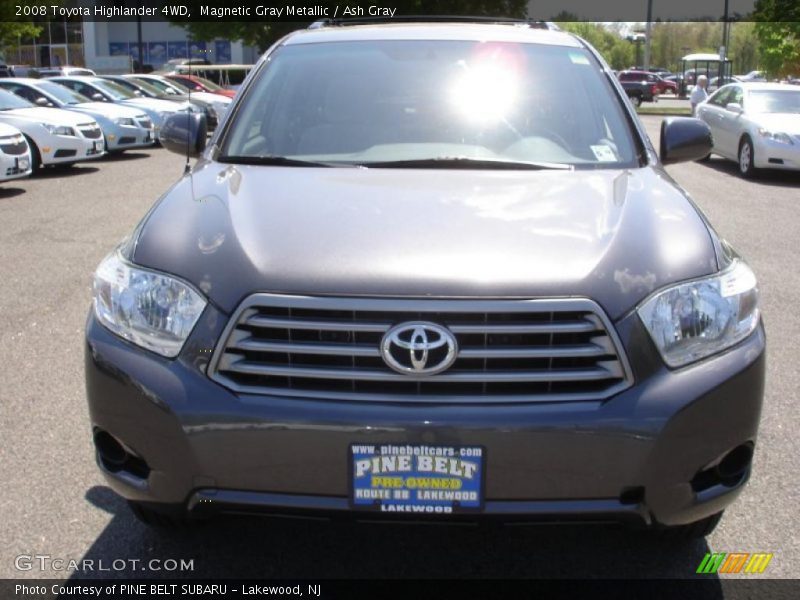 Magnetic Gray Metallic / Ash Gray 2008 Toyota Highlander 4WD