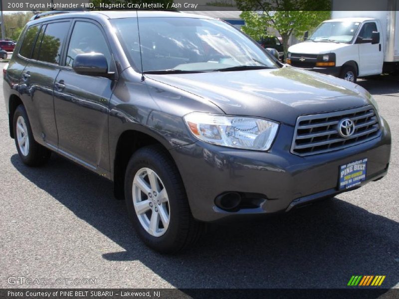 Magnetic Gray Metallic / Ash Gray 2008 Toyota Highlander 4WD