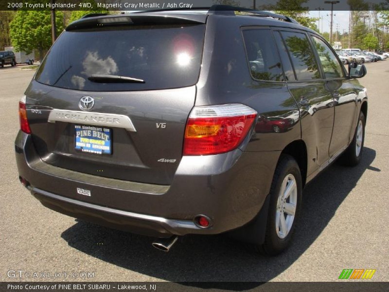 Magnetic Gray Metallic / Ash Gray 2008 Toyota Highlander 4WD