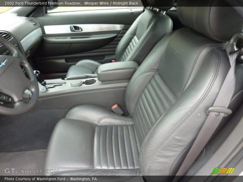  2002 Thunderbird Premium Roadster Midnight Black Interior