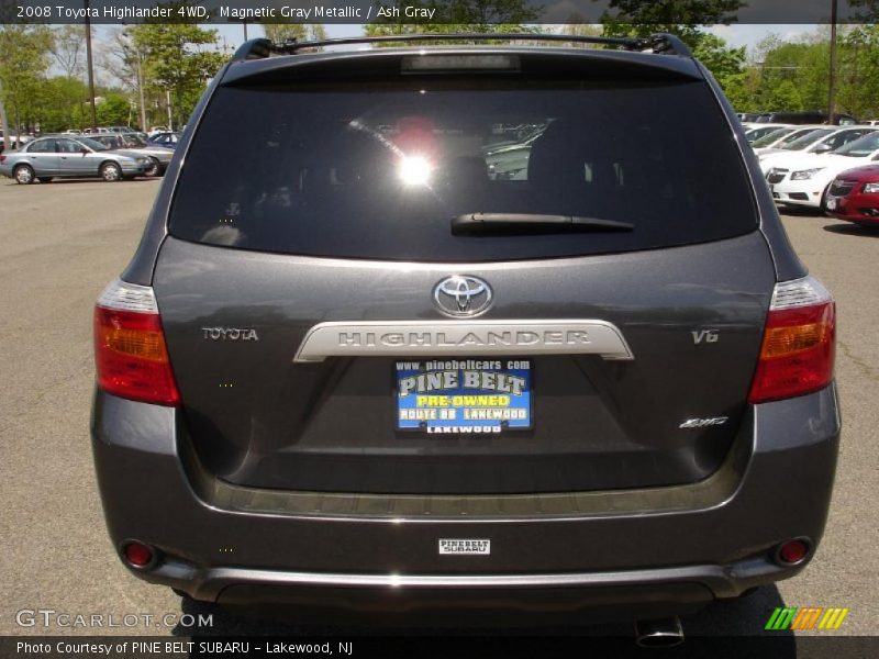 Magnetic Gray Metallic / Ash Gray 2008 Toyota Highlander 4WD