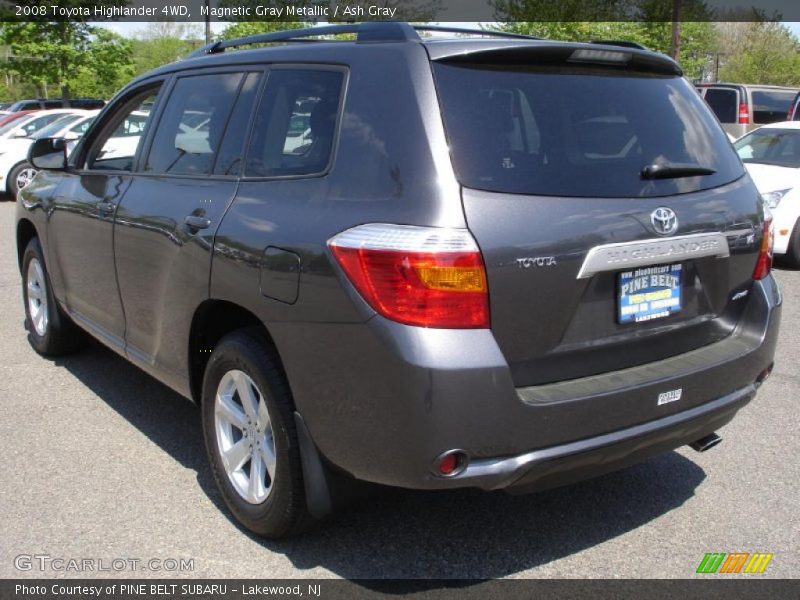 Magnetic Gray Metallic / Ash Gray 2008 Toyota Highlander 4WD